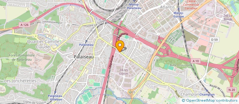 localisation de l'entreprise MONSIEUR ROGER TUAL  PALAISEAU