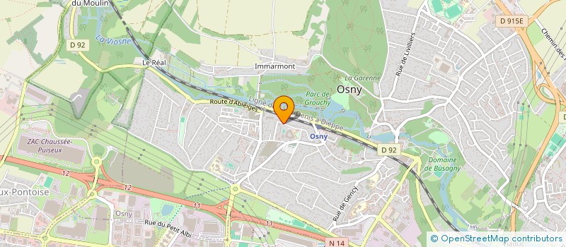 localisation de l'entreprise MONSIEUR ROGER TUNUARI NSEKA  OSNY