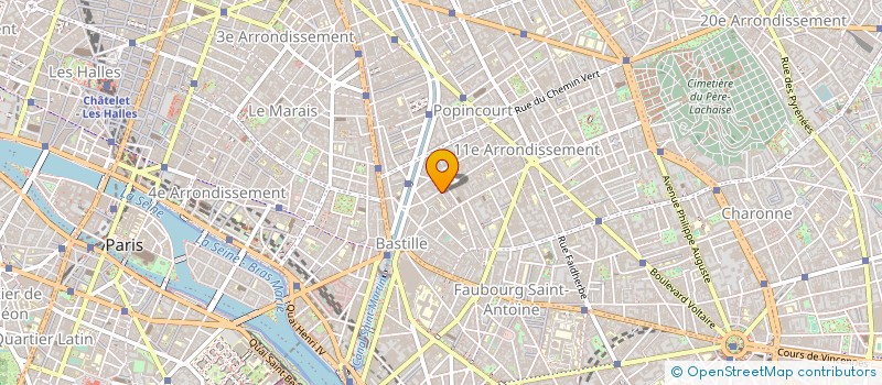 localisation de l'entreprise MONSIEUR ROGER TURQUETI à PARIS