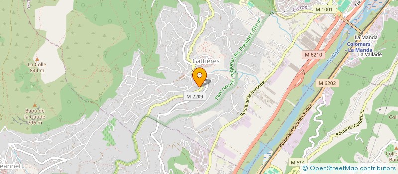 localisation de l'entreprise MONSIEUR ROGER VALERIOTI  GATTIERES