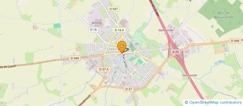 localisation de l'entreprise MONSIEUR ROGER VANDEKERCKHOVE  STEENVOORDE