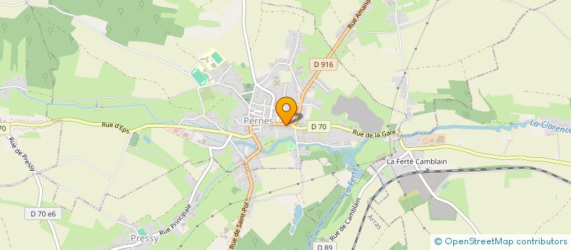 localisation de l'entreprise MONSIEUR ROGER VANLEENDERT  PERNES