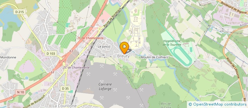 localisation de l'entreprise MONSIEUR ROGER VENTOSE-SIMON  LA COURONNE