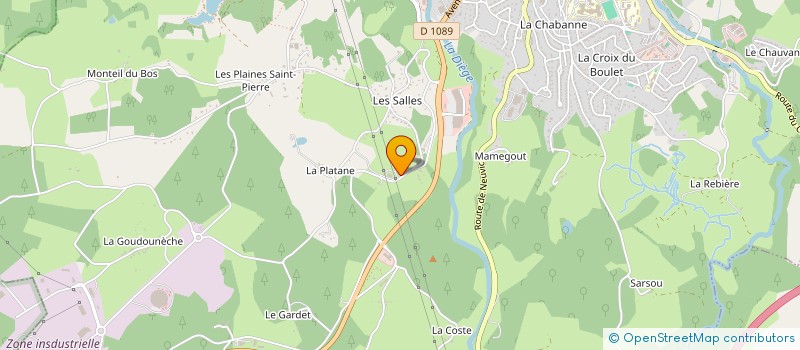 localisation de l'entreprise MONSIEUR ROGER VIDAL  USSEL