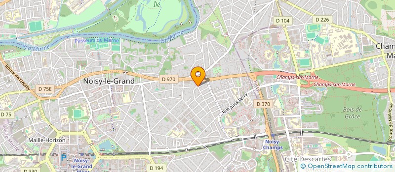 localisation de l'entreprise MONSIEUR ROGER VIDONI  NOISY-LE-GRAND