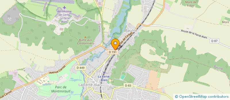 localisation de l'entreprise MONSIEUR ROGER VIENNE  BAULNE