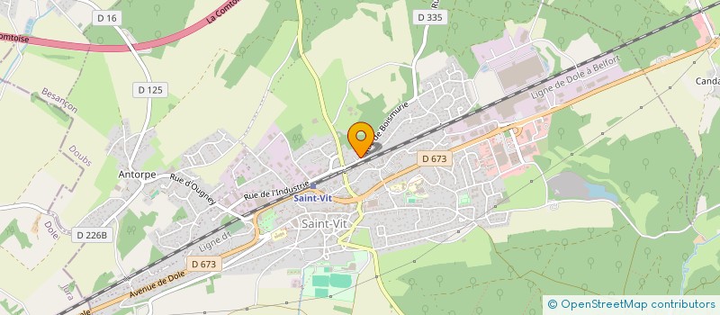 localisation de l'entreprise MONSIEUR ROGER VIENNET  SAINT-VIT