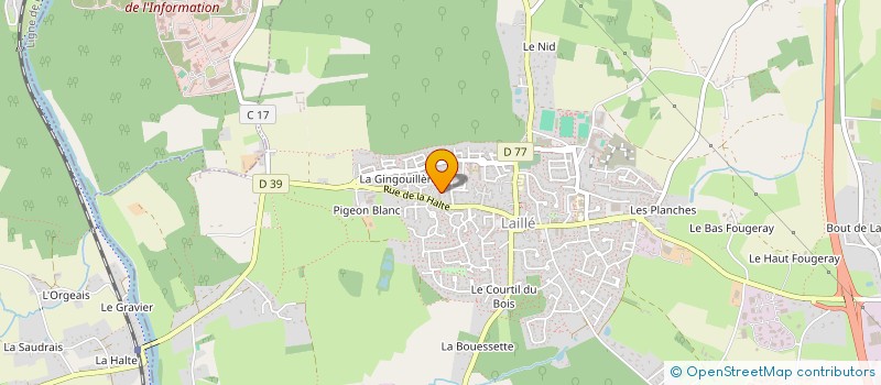 localisation de l'entreprise MONSIEUR ROGER VIGNON  LAILLE