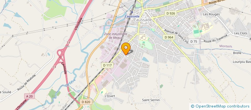 localisation de l'entreprise MONSIEUR ROGER VIGUIE  SAINT-VINCENT