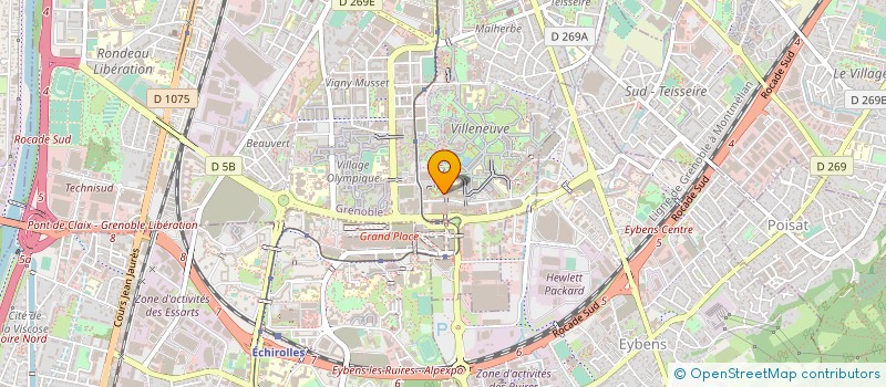 localisation de l'entreprise MONSIEUR ROGER VINCENT  GRENOBLE