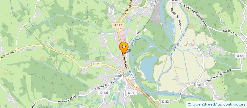 localisation de l'entreprise MONSIEUR ROGER VITRY  MANE