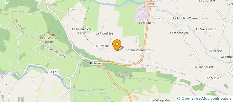 localisation de l'entreprise MONSIEUR ROGER VIVIER  SOURDEVAL