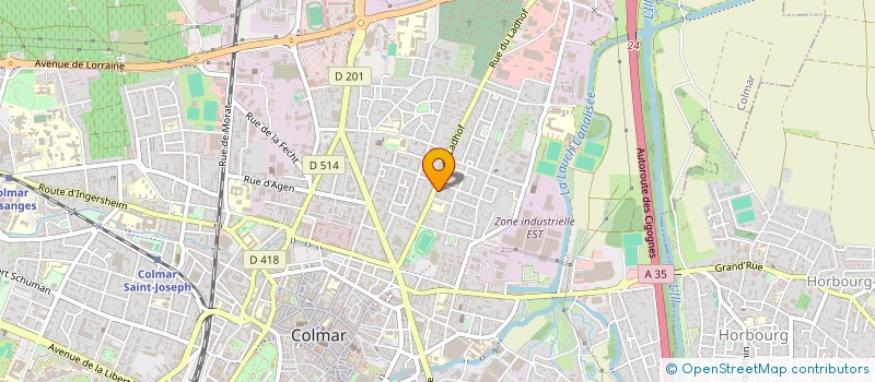 localisation de l'entreprise MONSIEUR ROGER VONTHRON  COLMAR