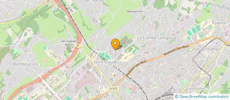 localisation de l'entreprise MONSIEUR ROGER VUILLEMIN  BESANCON