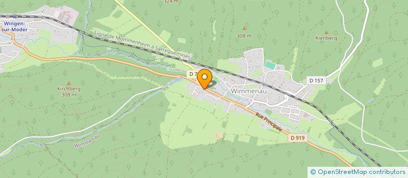 localisation de l'entreprise MONSIEUR ROGER WEISSENBACHER  TIEFFENBACH