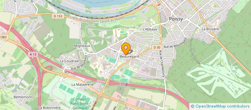 localisation de l'entreprise MONSIEUR ROGER WIPFF à POISSY