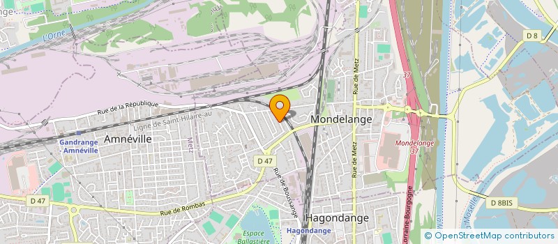 localisation de l'entreprise MONSIEUR ROGER WIRTH  MONDELANGE