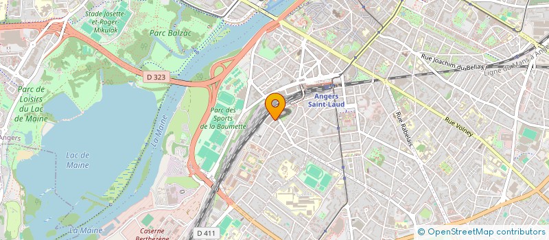 localisation de l'entreprise MONSIEUR ROGER ZANNIER-DURU à ANGERS