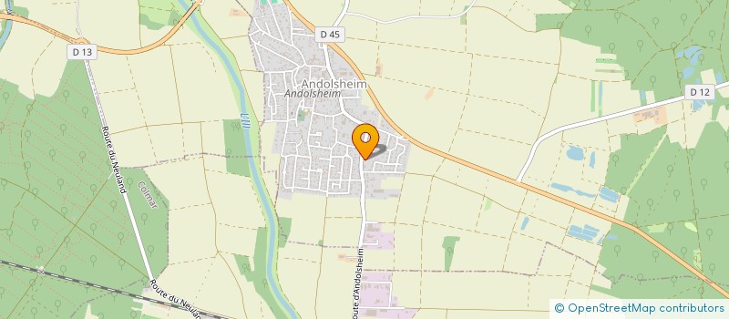 localisation de l'entreprise MONSIEUR ROGER ZINGG  ANDOLSHEIM