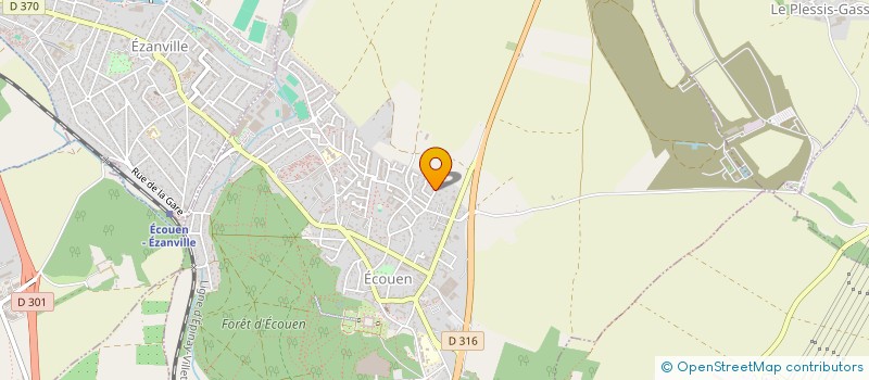 localisation de l'entreprise MONSIEUR ROGER ZOLANA  ECOUEN