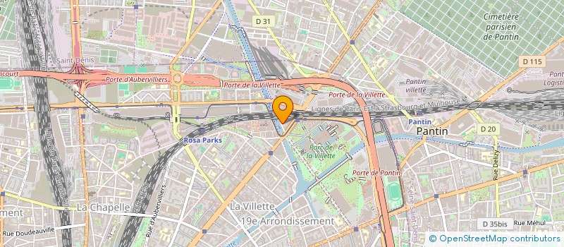 localisation de l'entreprise MONSIEUR ROGER ZOUGBARA  PARIS