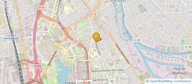 localisation de l'entreprise MONSIEUR ROGERIO COSTA PATRIK  CRETEIL