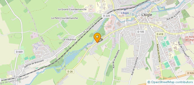 localisation de l'entreprise MONSIEUR ROGERIO FERREIRA DOS SANTOS à L'AIGLE
