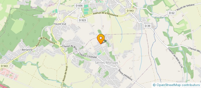 localisation de l'entreprise MONSIEUR ROGERIO FERREIRA RODRIGUES à MORLAAS