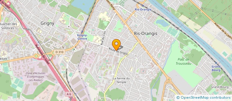 localisation de l'entreprise MONSIEUR ROGERIO FIDALGO DOS SANTOS à RIS-ORANGIS