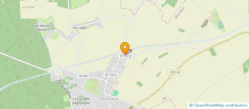 localisation de l'entreprise MONSIEUR ROGERIO PEREIRA à ABONDANT