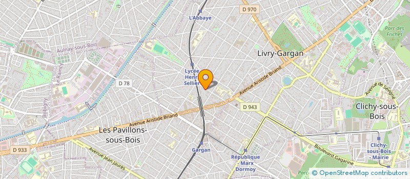 localisation de l'entreprise MONSIEUR ROGERVI NDZOUZI  LIVRY-GARGAN