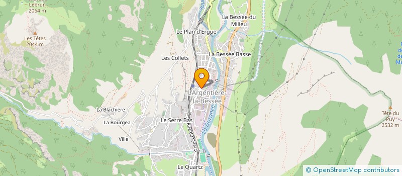 localisation de l'entreprise MONSIEUR ROGIER VAN RIJN  L'ARGENTIERE-LA-BESSEE