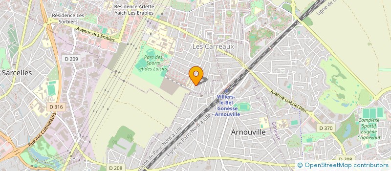 localisation de l'entreprise MONSIEUR ROGINE SIVANESAN  VILLIERS-LE-BEL