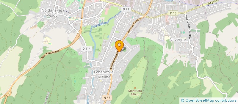 localisation de l'entreprise MONSIEUR ROHAN JOSEPH  ECHENOZ-LA-MELINE