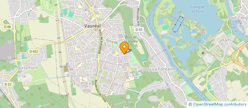 localisation de l'entreprise MONSIEUR ROHANE PAUCHONT  VAUREAL