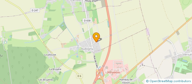 localisation de l'entreprise MONSIEUR ROHANN SIMPLICE à AUBIGNY