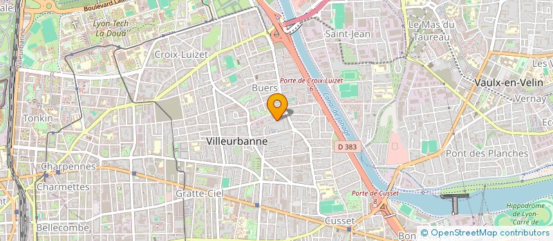 localisation de l'entreprise MONSIEUR ROHANULLAH NIAZI  VILLEURBANNE