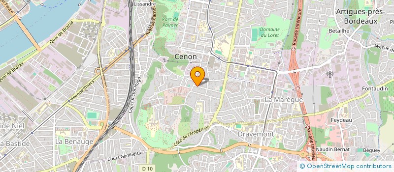 localisation de l'entreprise MONSIEUR ROHIBUR RAHMAN  CENON