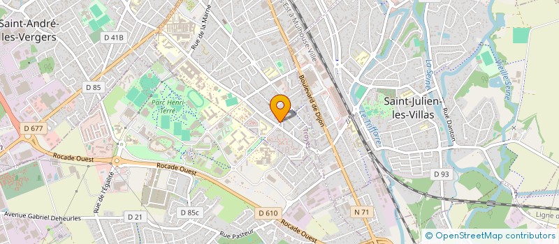 localisation de l'entreprise MONSIEUR ROHOLLA REZAI  TROYES