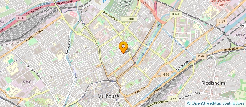 localisation de l'entreprise MONSIEUR ROHOLLAH HAIDARI  MULHOUSE