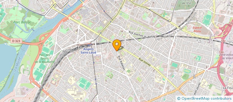 localisation de l'entreprise MONSIEUR ROHULLAH JALILI à ANGERS