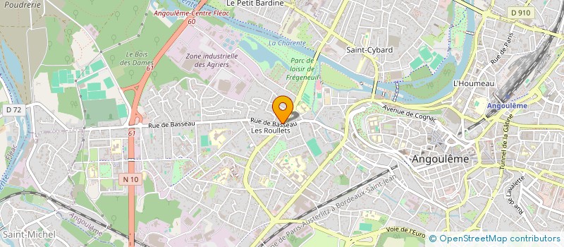 localisation de l'entreprise MONSIEUR ROHULLAH KAMAWAL à ANGOULEME