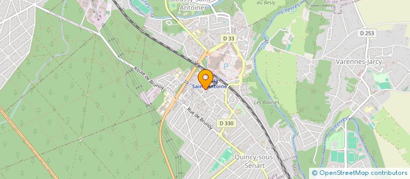 localisation de l'entreprise MONSIEUR ROHWANNE PALMOT  QUINCY-SOUS-SENART