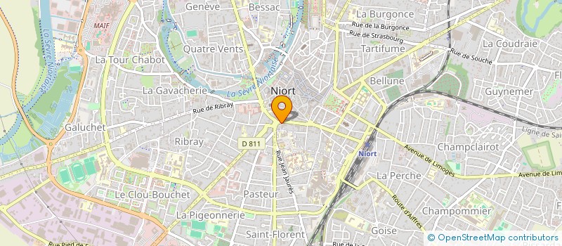 localisation de l'entreprise MONSIEUR ROIN QAZIZADAH  NIORT