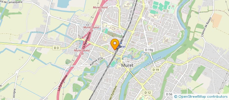 localisation de l'entreprise MONSIEUR ROJELIO LAZARO  MURET