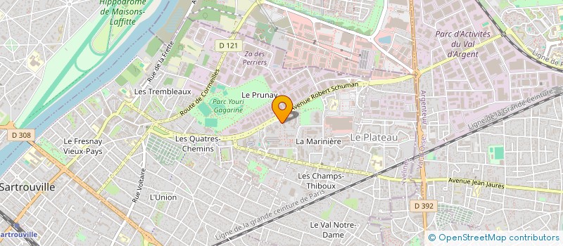 localisation de l'entreprise MONSIEUR ROJHAT DINC à SARTROUVILLE