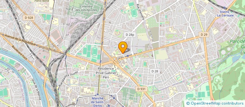 localisation de l'entreprise MONSIEUR ROKNEDDINE DIABI à SAINT-DENIS