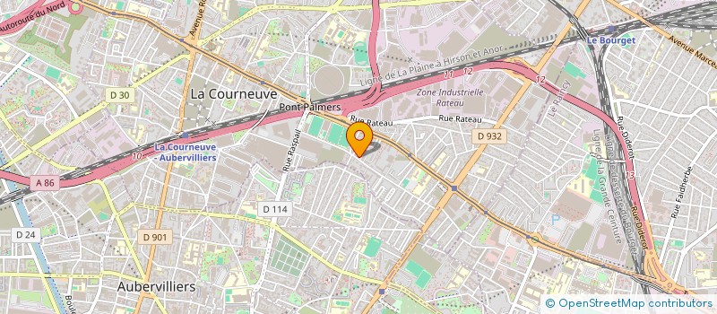 localisation de l'entreprise MONSIEUR ROKY BARUA à LA COURNEUVE