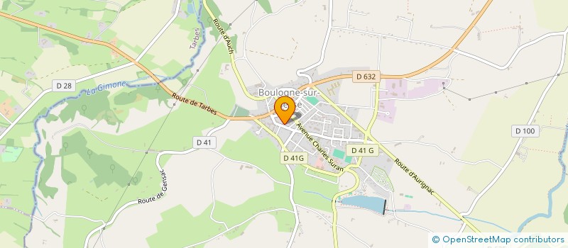 localisation de l'entreprise MONSIEUR ROLAND ABASSIE à BOULOGNE-SUR-GESSE