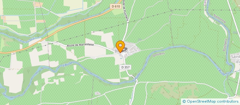 localisation de l'entreprise MONSIEUR ROLAND AGUILHON  BLOMAC